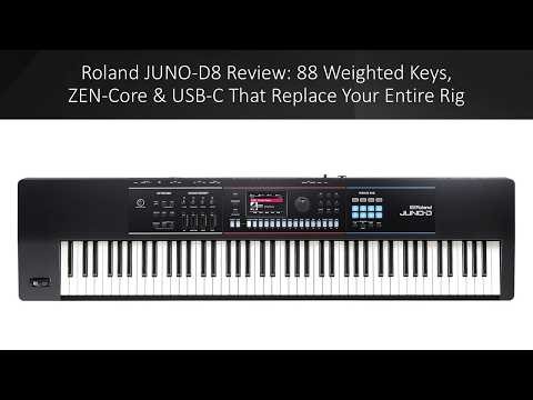 Roland JUNO-D8 Review: 88 Weighted Keys, ZEN-Core & USB-C That Replace Your Entire Rig