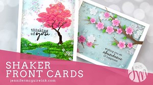7.4K views · 687 reactions | I have a new video for you on this Monday afternoon! Today I show how to create card front shaker cards. Such a fun to make! I alsO share a fun tip for layering stamping for a clean look. I use some new goodies from @heroarts and sparkles from @lucyabrams ! https://www.jennifermcguireink.com/2020/03/shaker-front-cards-giveaway.html | Jennifer McGuire Ink | Facebook