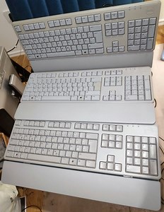 Tipkovnica DELL KB-212 KB212 tastatura USB quiet  t.siva grey 3 kom.