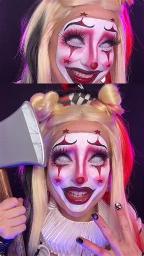 Halloween Makeup Transformation: Clown Look That Stole the Show