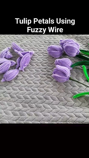 8.1K views · 19 reactions | Easy to make Tulips Petals Using Fuzzy Wire #everyoneシ゚ #reelsviralシ #pipecleanerflowers #fuzzywire #tulips #diy #craft | The Recipe Ph | Facebook