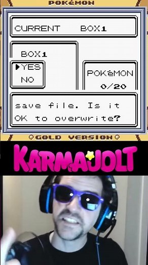 Begin Pokémon Gold or Silver with all three starters (GBC) - A Wild Glitch Appears! #shorts