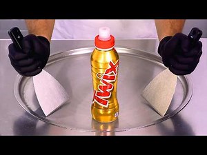 Golden Twix Drink — Ice Cream Rolls | Satisfying Visual ASMR