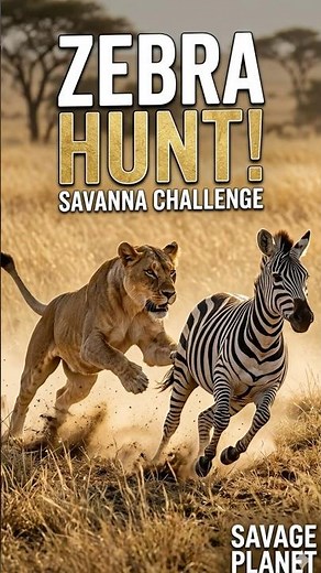 The Desperation Of The Zebra! #wildlife #survival #nature #animals