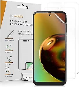 kwmobile Screen Protectors Compatible with Motorola Moto G31 / Moto G41 Screen Protector - 3X Ultra-Clear Transparent Phone Films