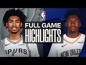 SPURS at PELICANS | FULL GAME HIGHLIGHTS | December 8, 2025