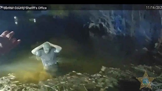 Sumter and Citrus deputies capture escaped inmate after bike theft and pond chase