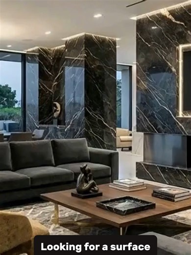 Bold elegance in every detail. The Port Laurent large-format porcelain slab by MyTop brings deep black tones and striking gold veining that instantly elevates any space. Perfect for kitchens, walls, and statement surfaces where luxury meets durability. Available at QSS – Quartz Surfacing and Stones. If you’re interested, You can contact us and visit our Shop: 1 951-538-6000 📍6600 Long Point Rd. Unit 130, Houston, TX, United States, Texas Or you can click here to visit our website: www.quartzsur
