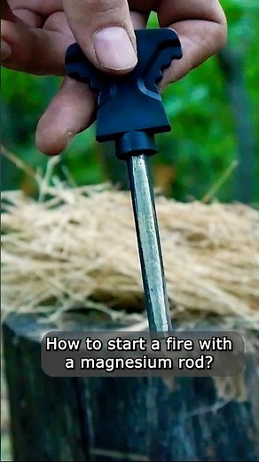 How to Start a Fire with a Magnesium Rod 🔥 | Bushcraft Basics