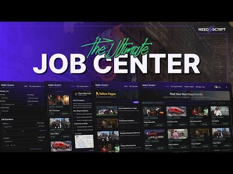 Most Complete FiveM Jobs System in 2025 – Public Jobs, Whitelist, Yellow Pages & Full Admin Control
