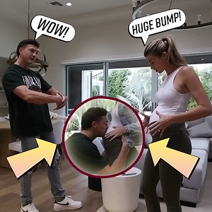 The Baby Bump Got Huge Overnight! Prank On Husband | Jatie Vlogs