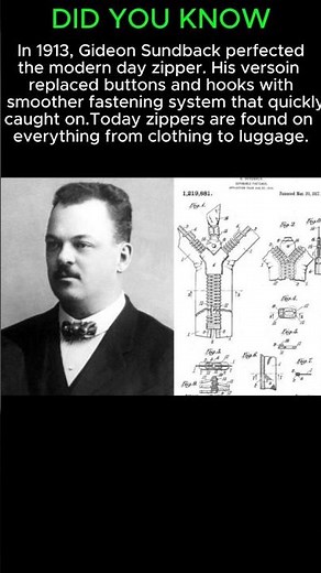 Gideon Sundback, The zipper inventor