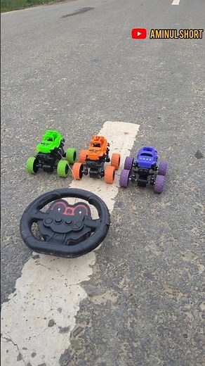 🏁 Green vs Orange vs Purple RC Car Race | Remote Control Toy Cars Challenge 🚗💨#RCCar #ToyCars #Rac