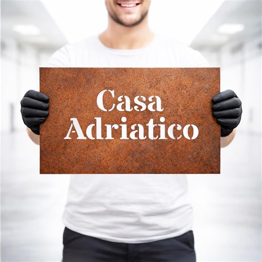 Custom Rusted Corten Steel Sign – Personalized Address Plaque - Etsy