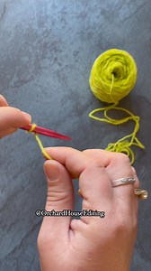 By request, here’s the left handed version of the German Twisted Cast On tutorial. The right handed version can be found back down my page, early November 2025. #knittingtutorial #germantwistedcaston #lefthandedknitting | Orchard House Editing & Design