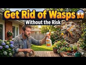 How to Remove Wasp Nests Without Getting Stung 🐝🔥