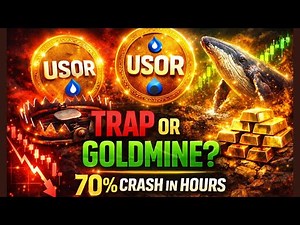 USOR COIN JUST CRASHED 70% IN 12 HOURS — IS THIS A HIDDEN GOLDMINE OR A SNEAKY TRAP FOR INVESTORS?