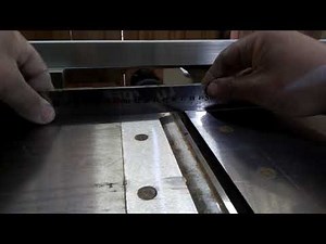Calibración cuchillas de garlopa
