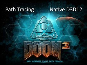 Doom 3 Path Tracing on Direct3D 12 — IceBridge Renderer Demo