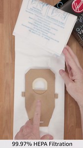 Amazon.com - Hoover Vacuum Cleaner Bags for Platinum Upright Vacs, Pack of 2, Type Q, Hepa Filtration, Part # AH10000, Hoover Vacuum Bags Refill - Household Vacuum Bags Upright