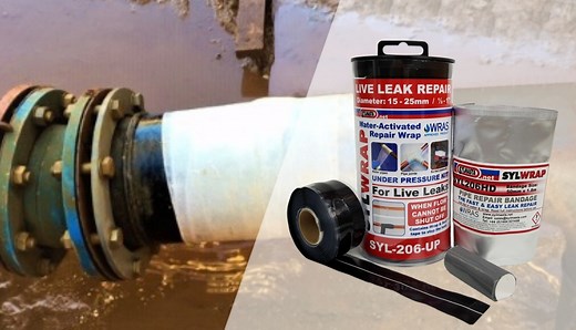 SylWrap Universal Pipe Repair Kit - Live Leak Pipe Repair