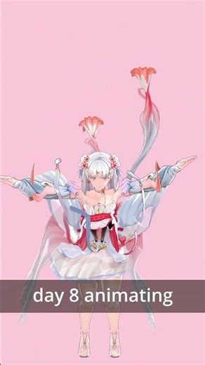 Day 8 of Animating | #animation #wutheringwaves #wuwa #jinhsi #funny