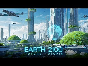 Earth 2100: AI's Vision of a Green Utopian Megacity | 4K Cinematic Future