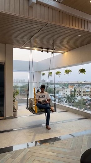 9.5K views · 48 reactions | Transforming spaces with VOX Soffit Infratop panels! The ceiling and wall design in this beautiful terrace, designed by @spacemekkdesigner_pvt.ltd and @rajnee_shinde1 perfectly showcases how our panels elevate outdoor living, blending luxury with nature. Each detail invites you to relax and unwind in style.  Film by @vivekajeet #VOXSoffit #TerraceDesign #OutdoorLiving #InteriorDesign | VOX India | Facebook