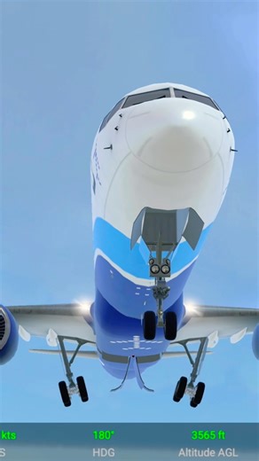 Indigo airlines plane ✈️ | Landing gear opening for landing 🛬 #aviation #shortvideo