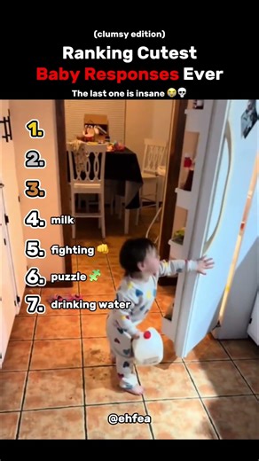 Ranking The Top 7 Cutest Baby Responses Ever (Clumsy Edition)