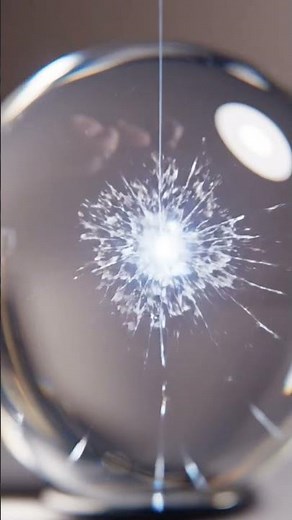 Fractal Glass Sphere ✨ | Hypnotic Infinite Reflections | Soothing Visual Loop for Relaxation