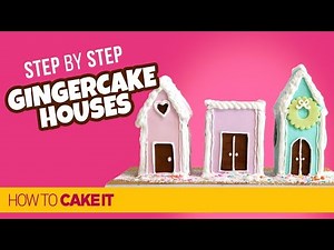 How To Make EASY Gingerbread House Cakes by Cat Dela Rama | How To Cake It Step By Step