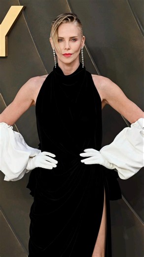 Charlize Theron Stuns in Givenchy at "The Odyssey" London Premiere