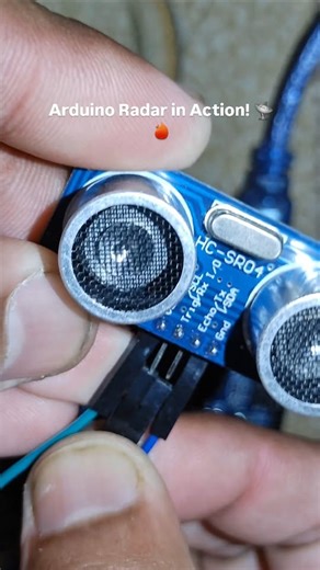 Abdul Wahid Electronics | I built a real working Arduino Radar System using ultrasonic sensor 📡🔥 It detects objects, measures distance, and shows live radar... | Instagram