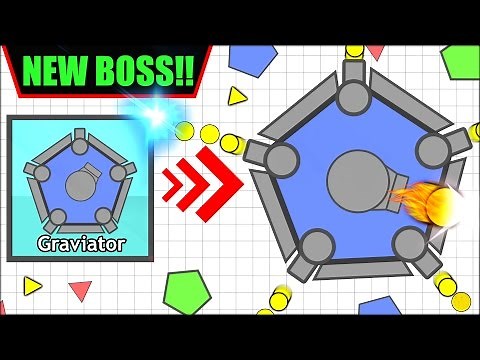[NEW] GRAVIATOR BOSS! | DIEP.iO NEW BOSS | Test Server! + How To Play As Defender!!