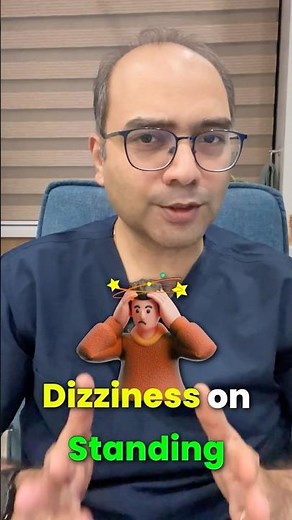 Why You Feel Dizzy When You Stand Up Suddenly | Heart & BP Explained #dizziness