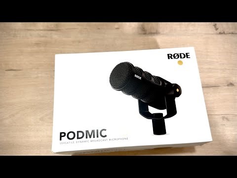 Rode PodMic USB Unboxing – First Look at Contents