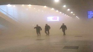 Moscow airport evacuated after storage facility fire