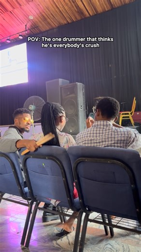 Seyi Ademeso on Instagram: "I know I’m single, but please focus! Yall can get my number after service 🙏🏽 #meshkiey #churchdrummers #sundayseries"