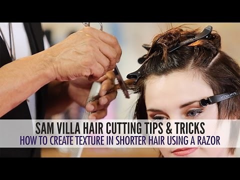 How To Create Texture in Shorter Hair Using a Razor