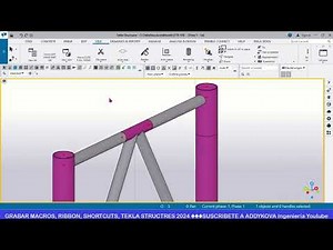TEKLA Structures 2024 **GRABAR MACROS, CONFIGURACIÓN EN RIBBON Y SHORTCUTS**