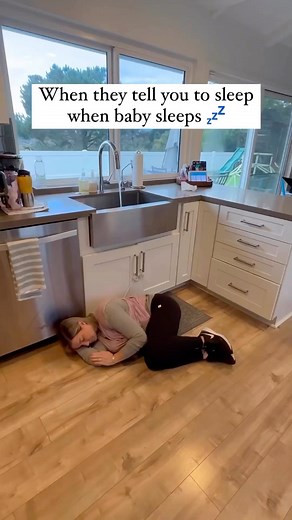 7.8K views · 625 reactions | @buildingblocksfamily Sleep when baby sleeps has to be a term created by a childless male! | KJ Essentials for Baby | Facebook
