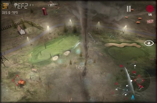 Игра называется tornado Alley rampage