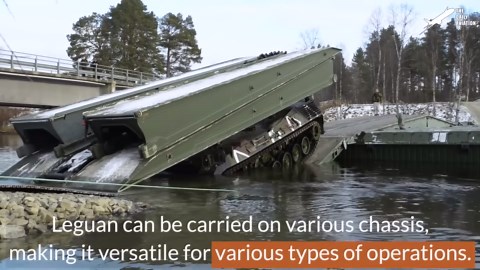 Powerful German Bridge Tank Crosses Deep River During Crazy Ground Operations