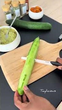 Concombres Farcis Avocat & Crevettes Frais, Léger & Ultra Gourmand #concombre