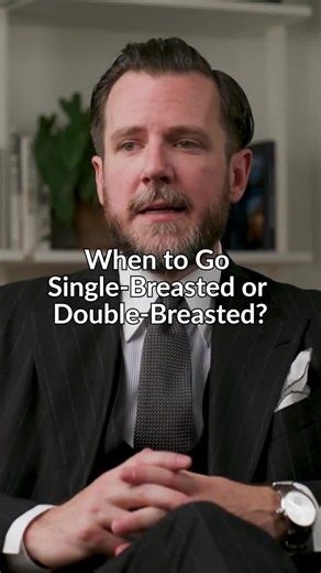 Single-Breasted vs. Double-Breasted: Choosing the Right Jacket