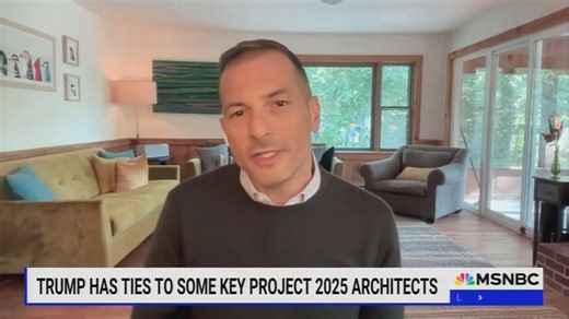 MSNBC's The Weekend discusses Project 2025 with Angelo Carusone: "Project 2025 is going to staff the Trump administration"