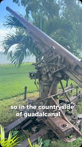 1.3K views · 729 reactions | Japanese gun at Henderson field on guadalcanal, amazing pièce of History #ww2 #pacific #guadalcanal | Normandy Relics | Facebook