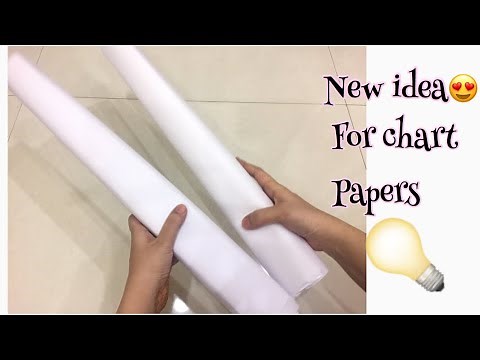 Chart paper decoration ideas for school / how to make chart papers