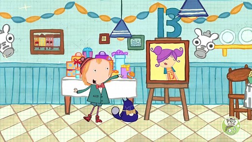 Peg and Cat are hosting a friend's bat mitzvah at Peg's Pizza Place, and they run into a REALLY big problem! Tune in to Peg Cat, Thursday March 14 as they use math to get the party back on track. Watch on PBS KIDS (check local listings). | Fred Rogers Productions